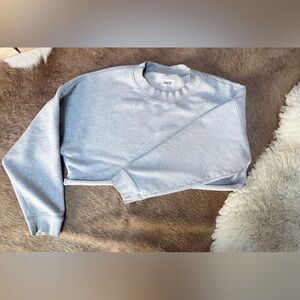 Mate The Label organic fleece cropped sweatshirt sweater